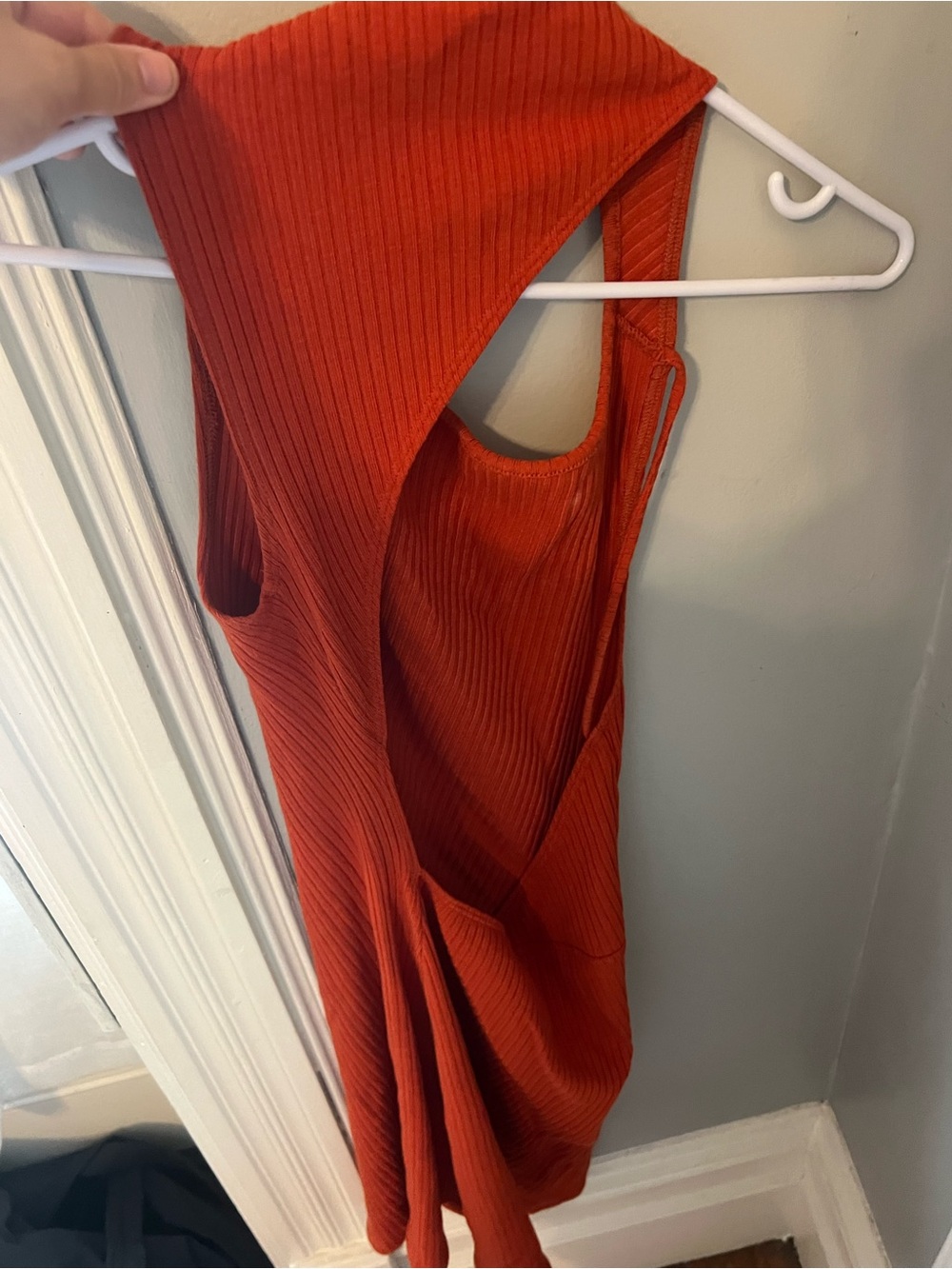 Reformation Open Back Ribbed Mini Dress - Picture 5 of 6